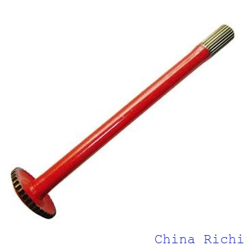 TATRA Rear axle shaft red color with high quality iron material,part No. 341320210 442020510274 992100350 341320214